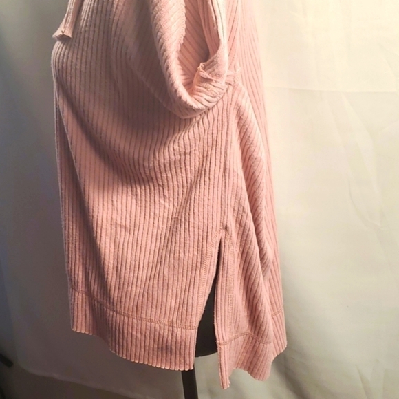 Wild Fable Pink pull over long sleeve Waffle shirt Size Small New - Picture 8 of 13